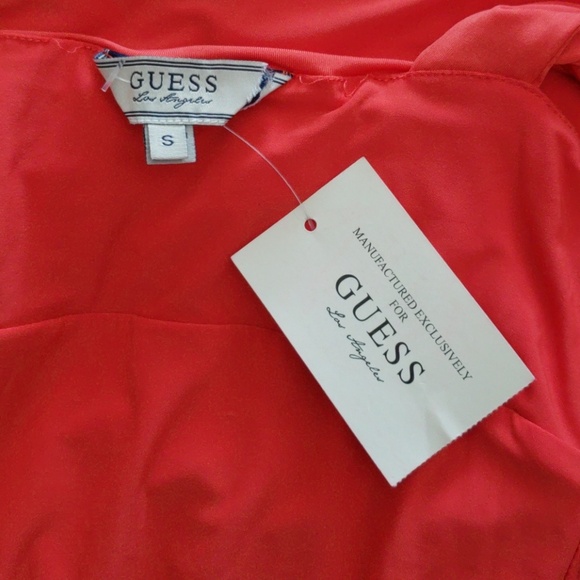 GUESS MINI ORANGE DRESS SZ S - Picture 6 of 6